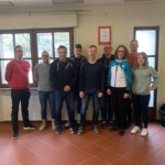 Ausbilder Daniel mit den Teilnehmern Daniel, Bernd, Yannis, Sven, Helmut, Susanne, Frank und Luisa