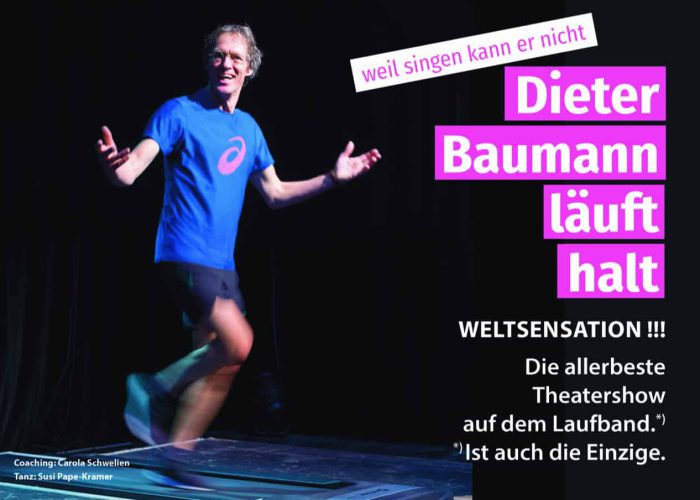 plakat dieter läuft quer